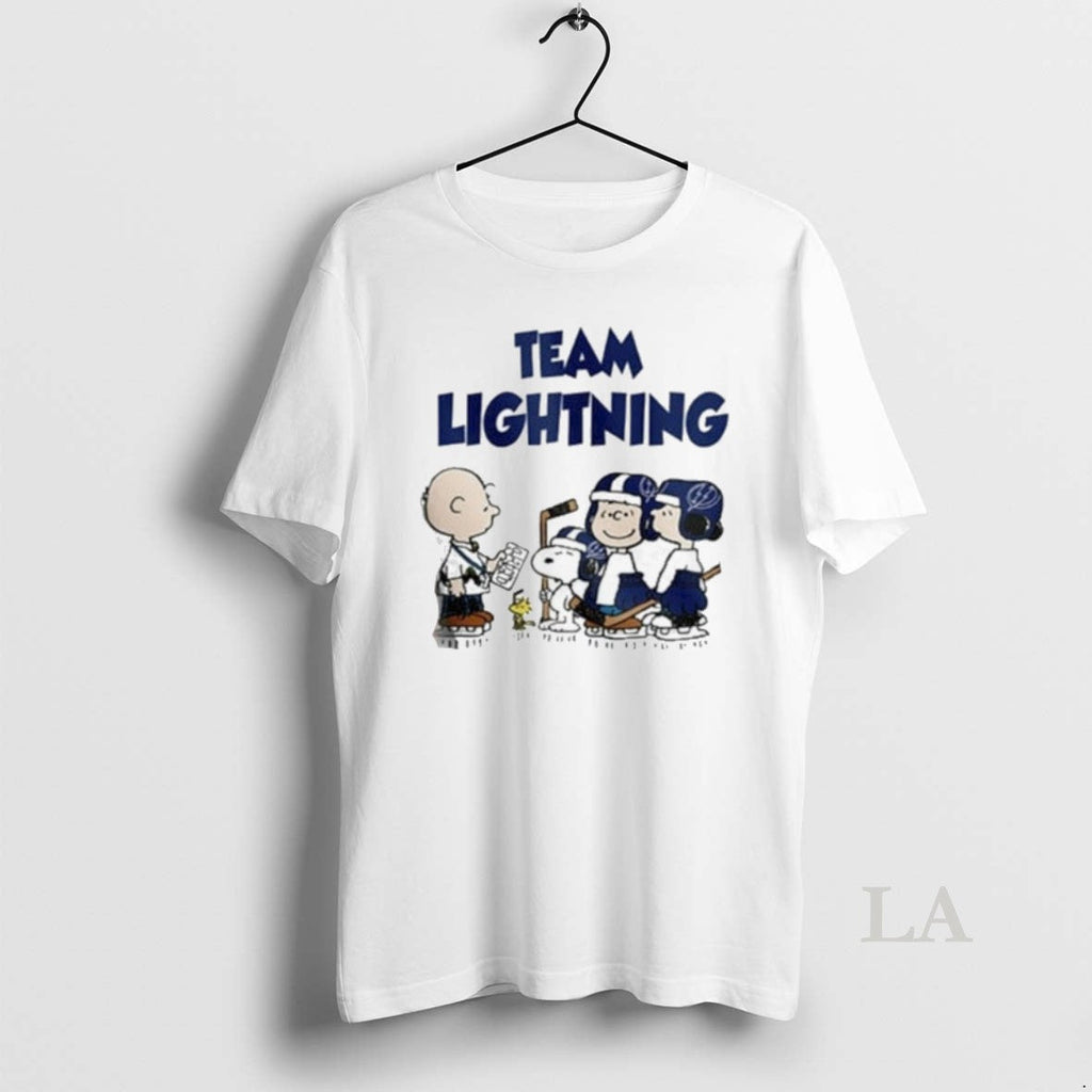 Original Tampa Bay Team Lightning Peanuts Hockey T-Shirts, Hoodie, Sweatshirt