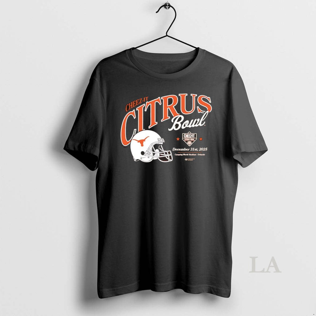 Original Texas Longhorns 2025 Cheez Citrus Bowl Helmet Chriast T-Shirts, Hoodie, Sweatshirt