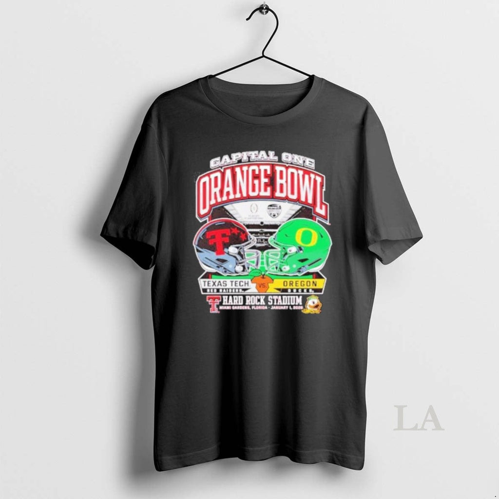 Original Texas Tech 2025 Orange Bowl Dueling Helmets Vs T-Shirts, Hoodie, Sweatshirt