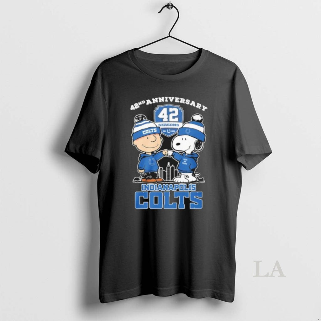 Original Peanuts Fist Bump X Indianapolis Colts 42nd Anniversary T-Shirts, Hoodie, Sweatshirt
