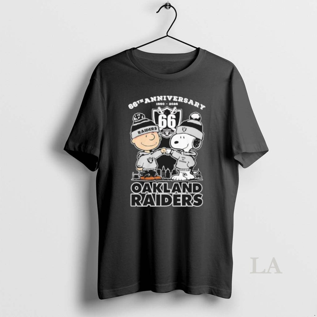 Original Peanuts Fist Bump X Oakland Raiders 66th Anniversary T-Shirts, Hoodie, Sweatshirt