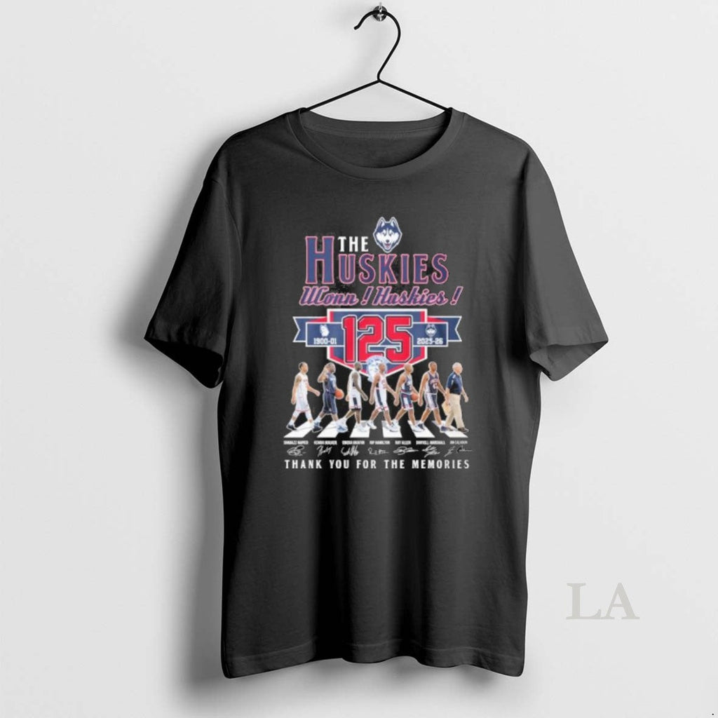 Original Uconn Huskies Basketball Abbey Road 125th Anniversary 1901 2026 T-Shirts, Hoodie, Sweatshirt