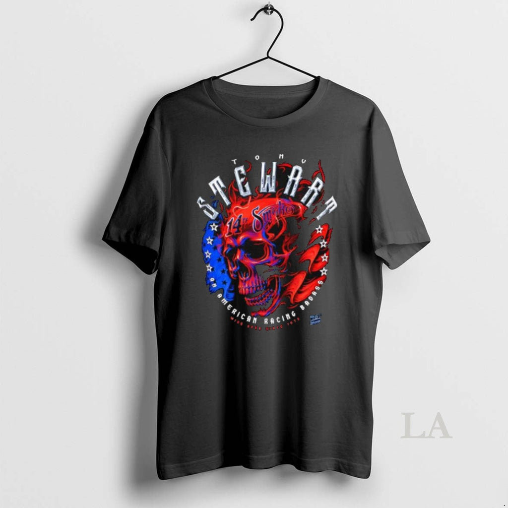 Original Tony Stewart Americana 14th Smoke Skull T-Shirts, Hoodie, Sweatshirt
