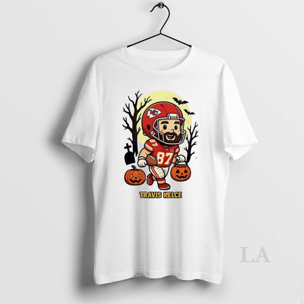 Original Travis Kelce Kansas City Chiefs Football Jack O Lantern Halloween Graphic