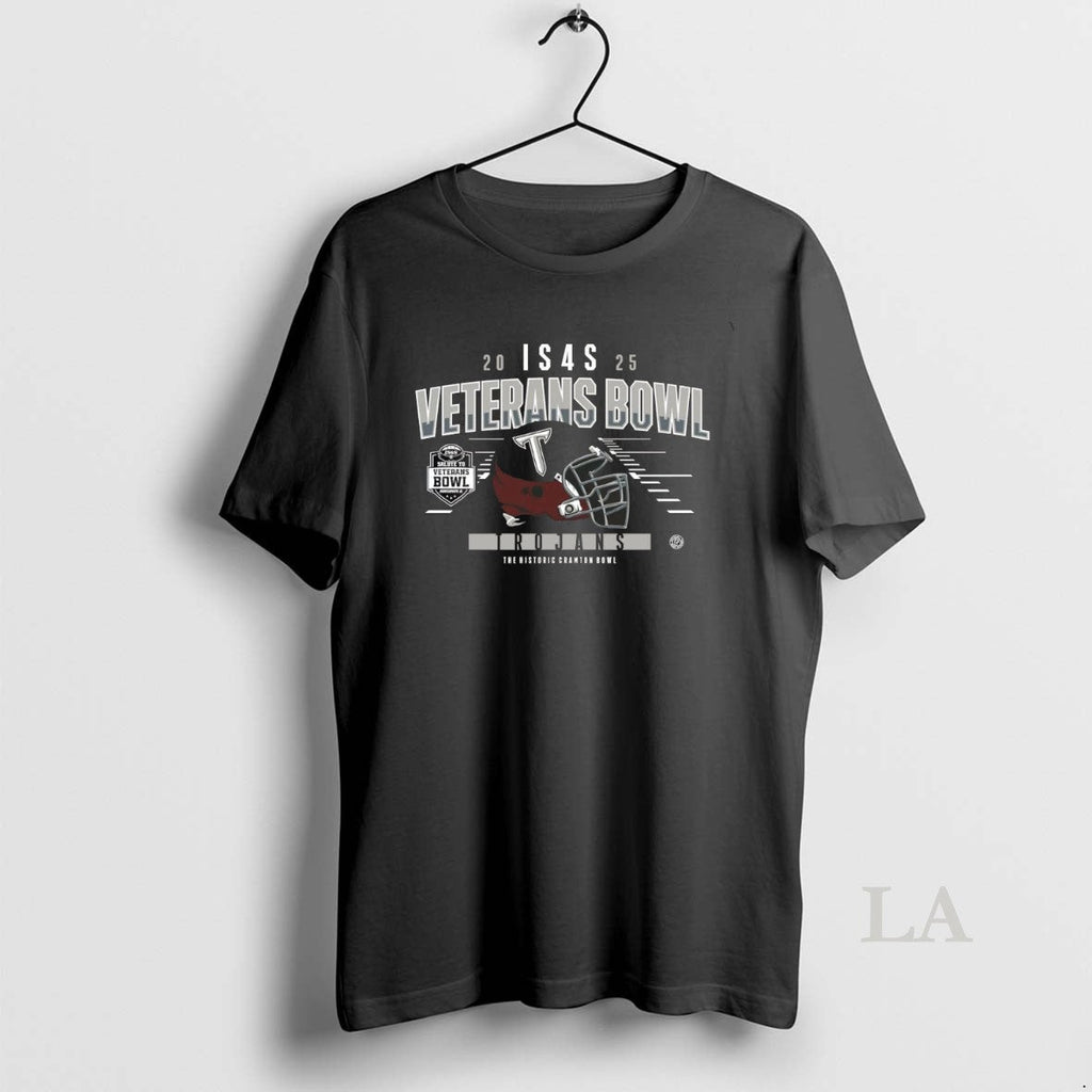 Original Troy Trojans 2025 Salute Veterans Bowl Helmet Chriast T-Shirts, Hoodie, Sweatshirt