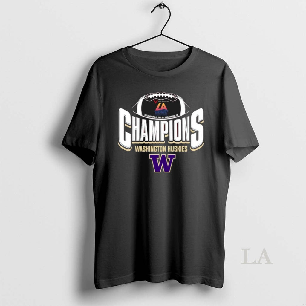 Original University Washington Football 2025 Bucked Up La Bowl Hosted T-Shirts, Hoodie, Sweatshirt