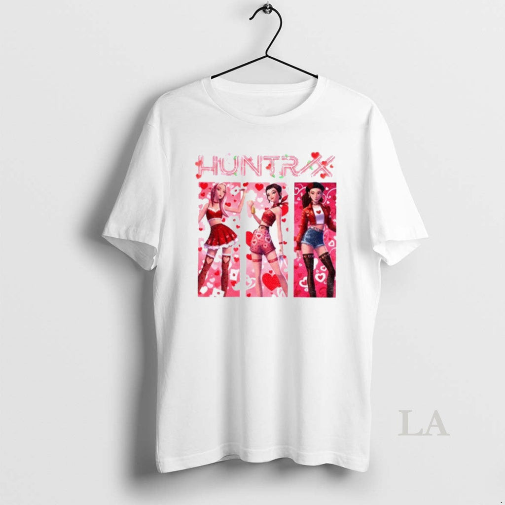 Original Valentine Demon Hunters Huntrix Kpop Anime Girl T-Shirts, Hoodie, Sweatshirt