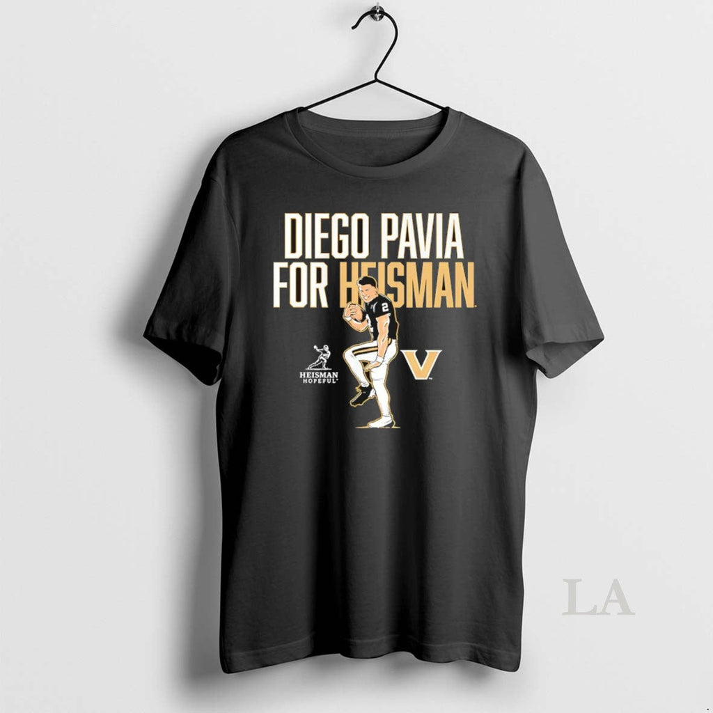 Original Vanderbilt Commodores Football Diego Pavia Heisman Pose T-Shirts, Hoodie, Sweatshirt
