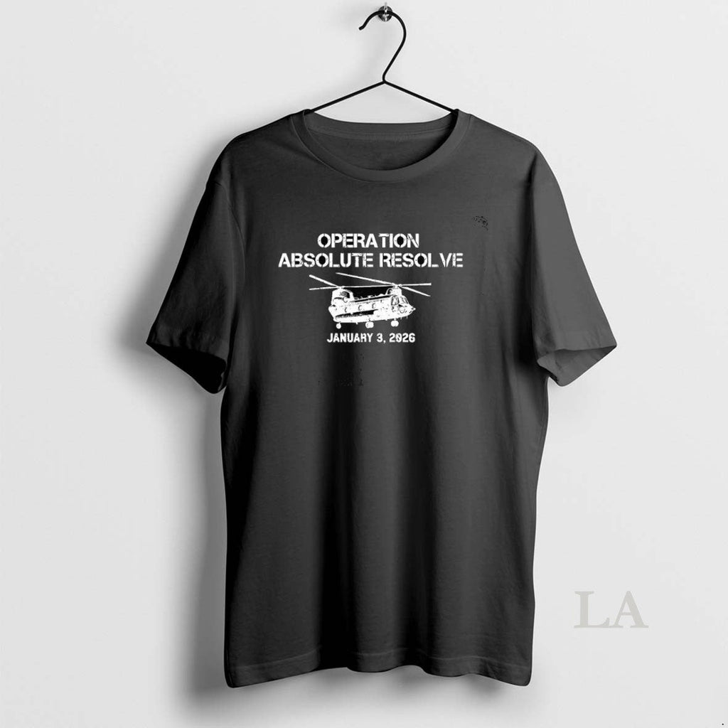 Original Venezuela 2026 Operation Absolute Resolve Boeing Ch 47 Chinook Silhouette T-Shirts, Hoodie, Sweatshirt