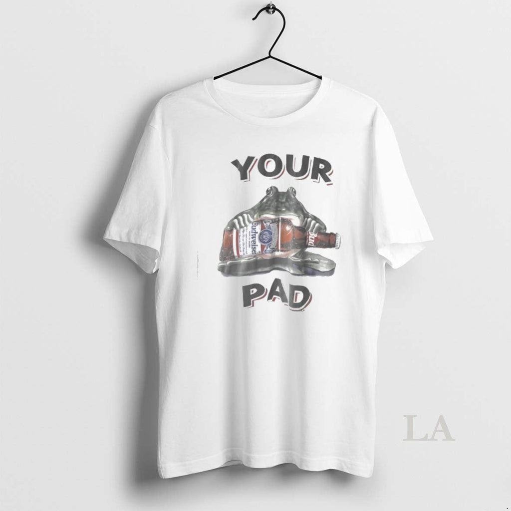 Original Vintage Budweiser Frogs Large Your Bud Your Pad T-Shirts, Hoodie, Sweatshirt