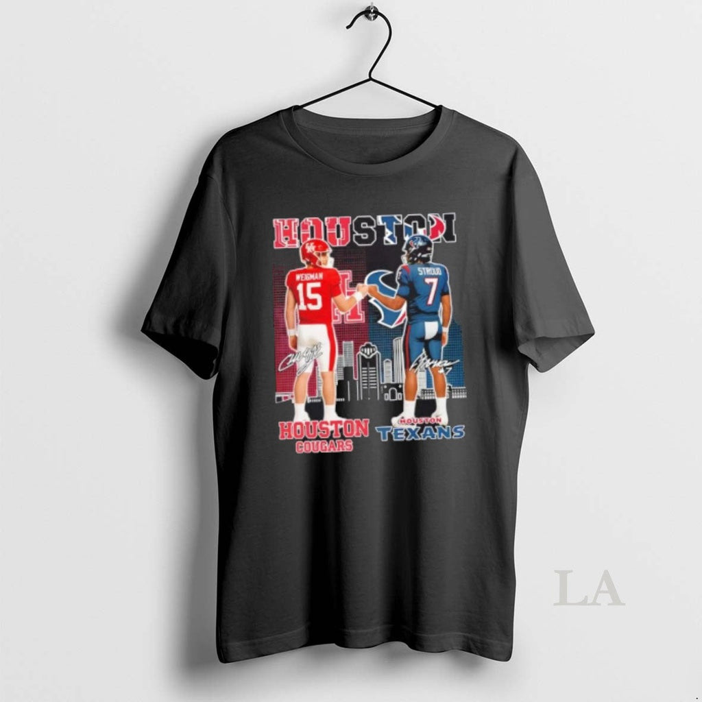 Original Weigman Stroud Houston Cougars X Texans Skyline T-Shirts, Hoodie, Sweatshirt