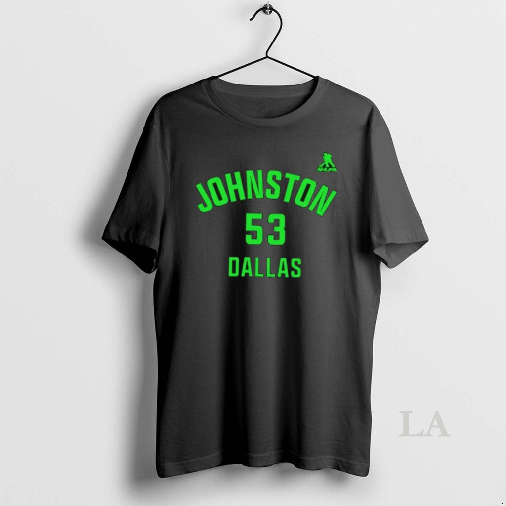 Original Wyatt Johnston Dallas Name Number 53 T-Shirts, Hoodie, Sweatshirt