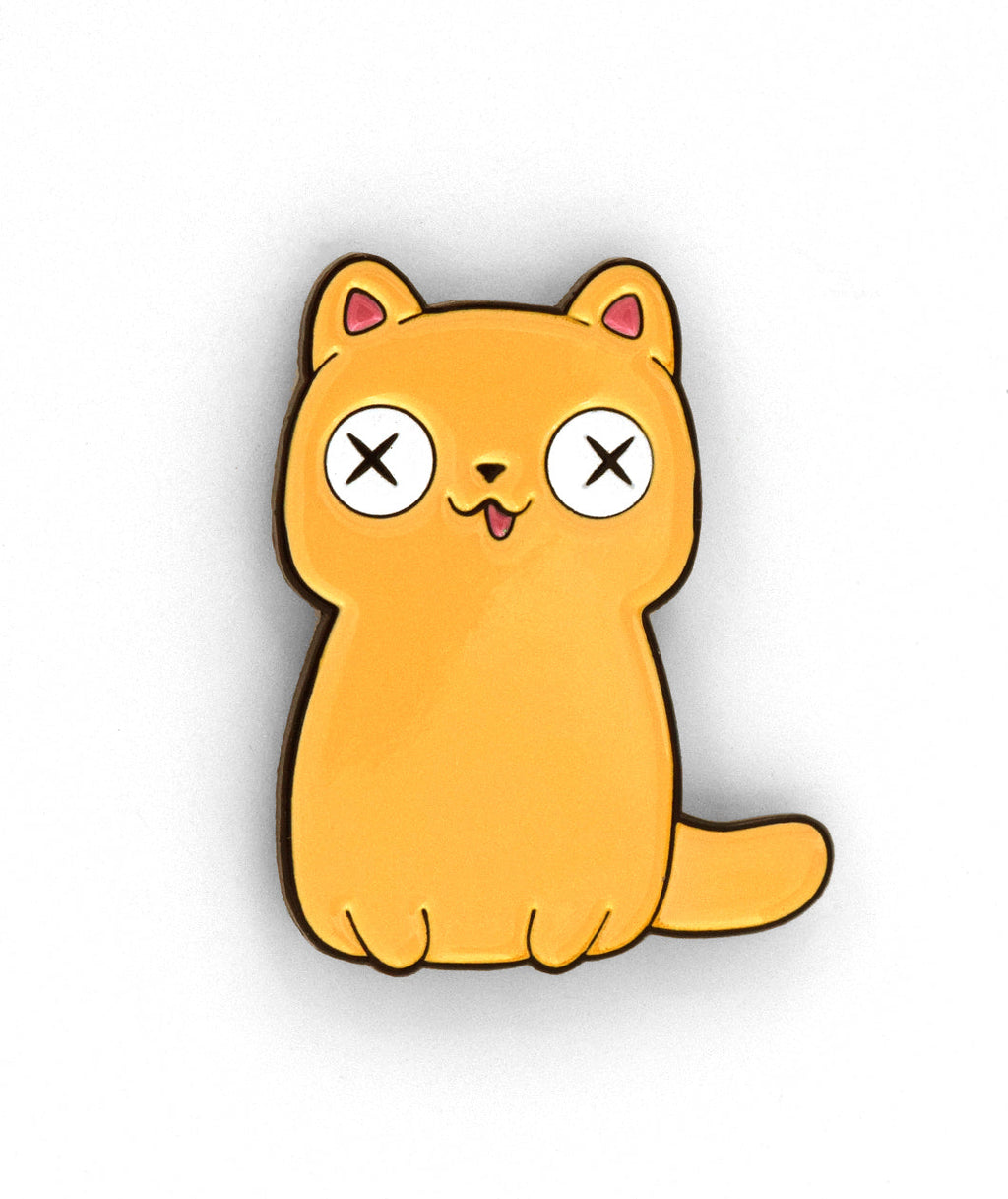 Dead Schrodinger's Cat Enamel Pin