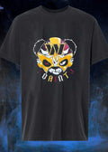Panda Luchador Wrestling Mask Washington Commanders T-Shirt