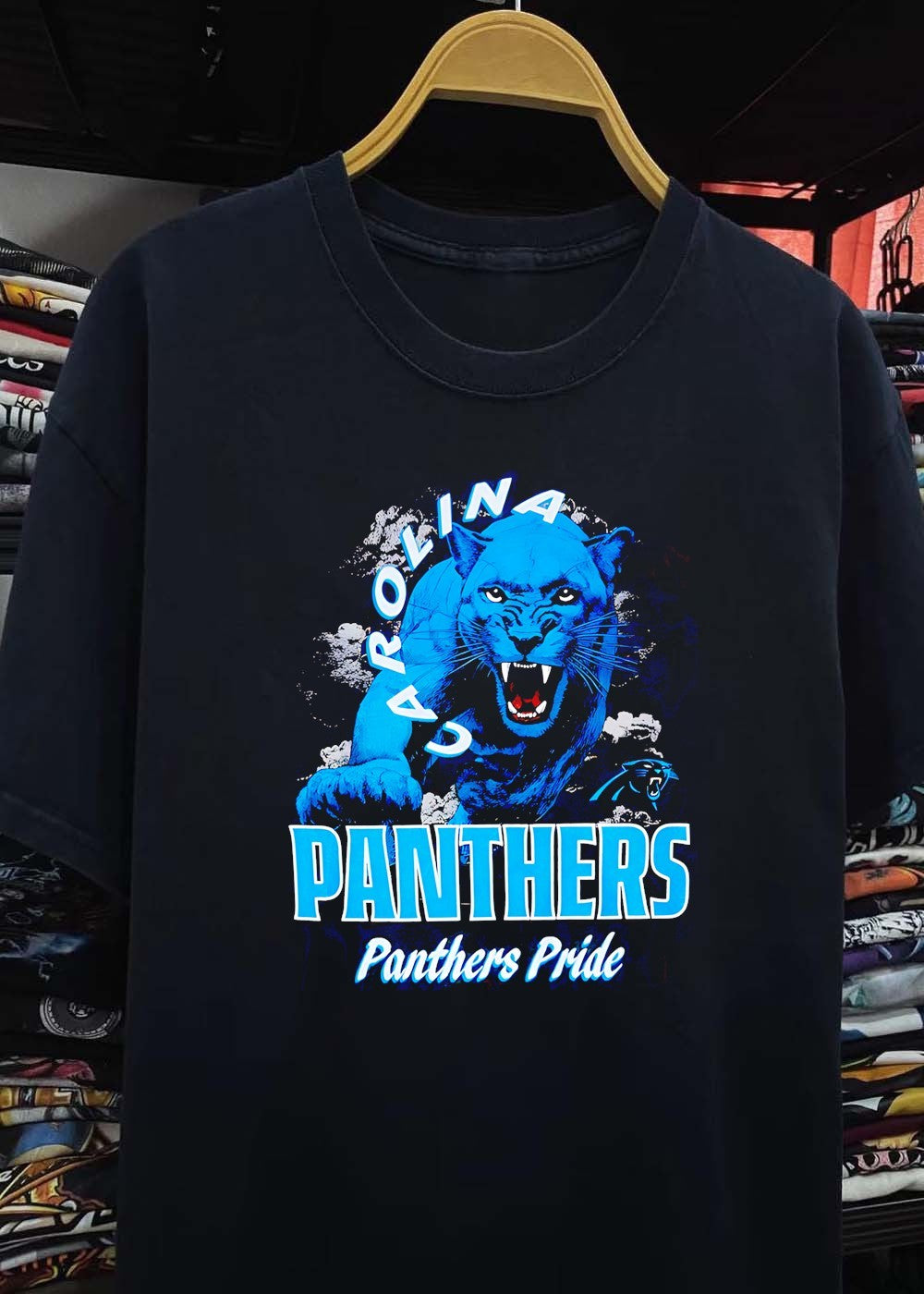 Panthers Pride Carolina Panthers Charging Forward T-Shirt