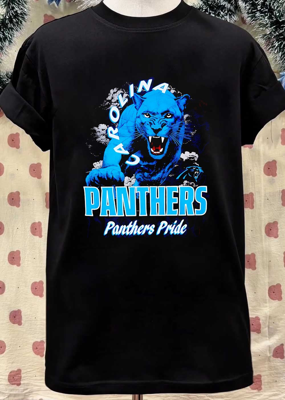 Panthers Pride Carolina Panthers Charging Forward T-Shirt