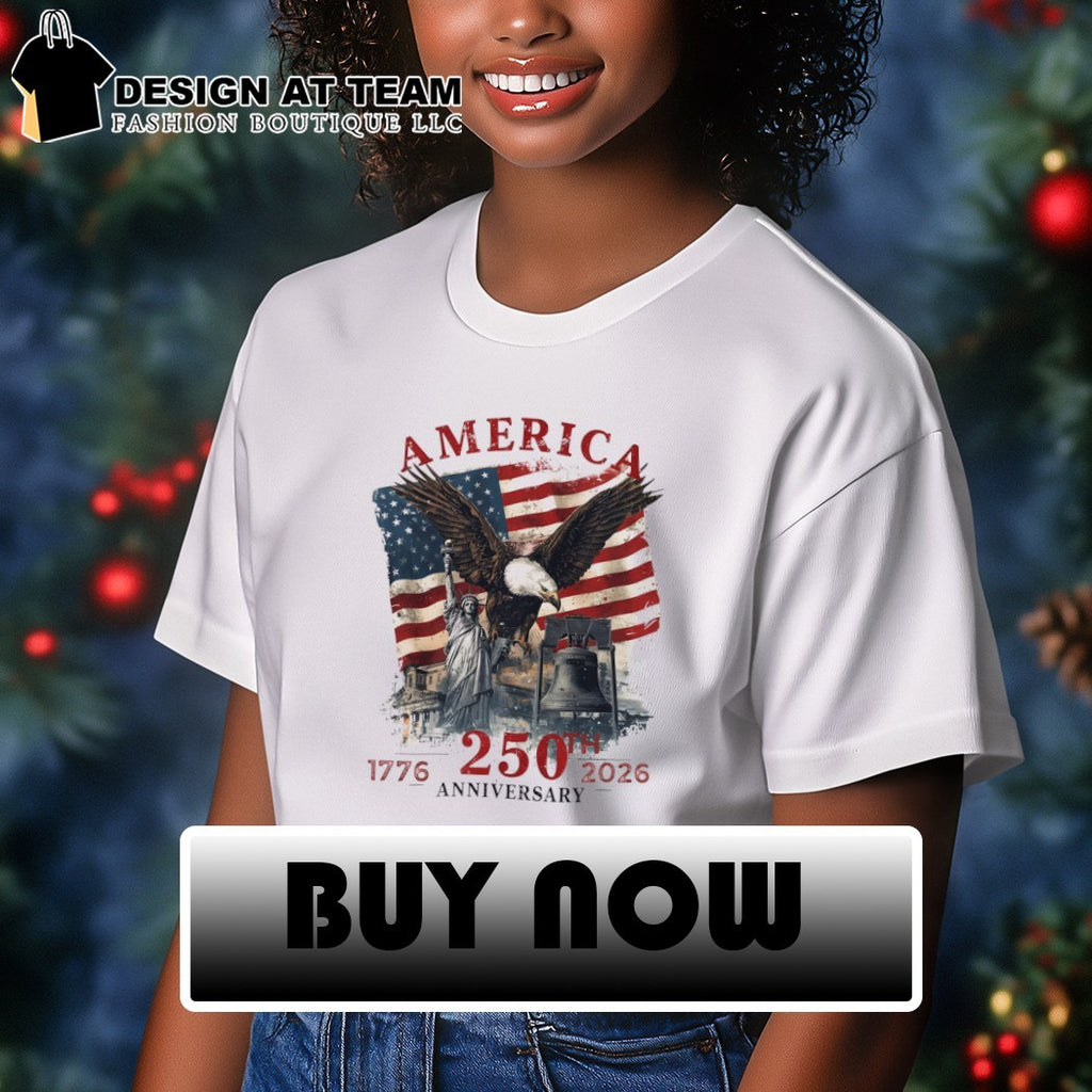 Patriotic Bald Eagle Veterans America 250th Anniversary 1776-2026 4th of July shirt