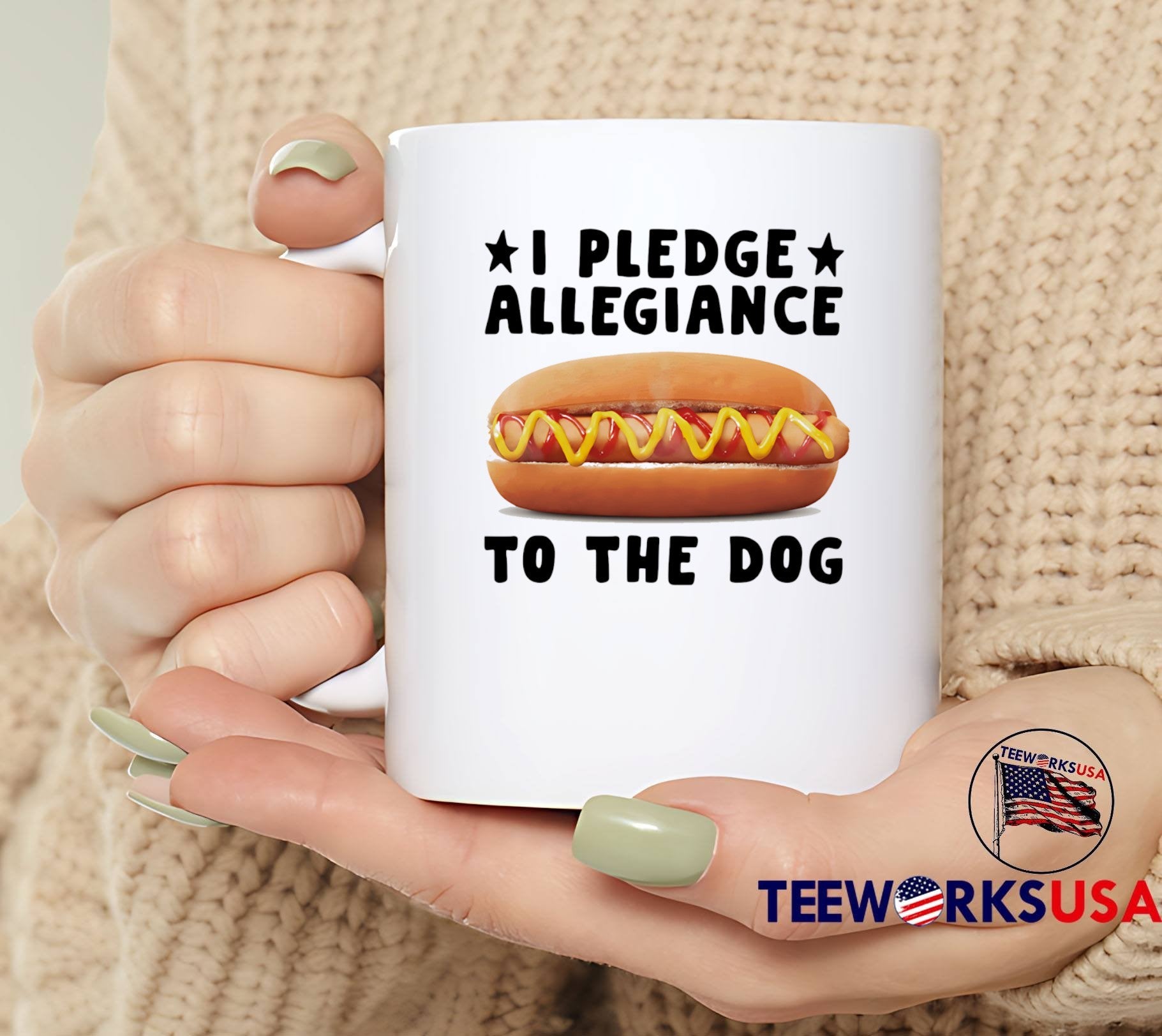 Patriotic Foodie I Pledge Allegiance to the Hot Dog T-Shirt