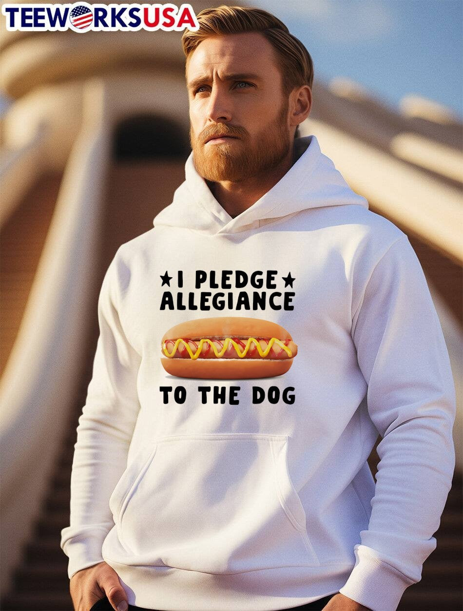 Patriotic Foodie I Pledge Allegiance to the Hot Dog T-Shirt