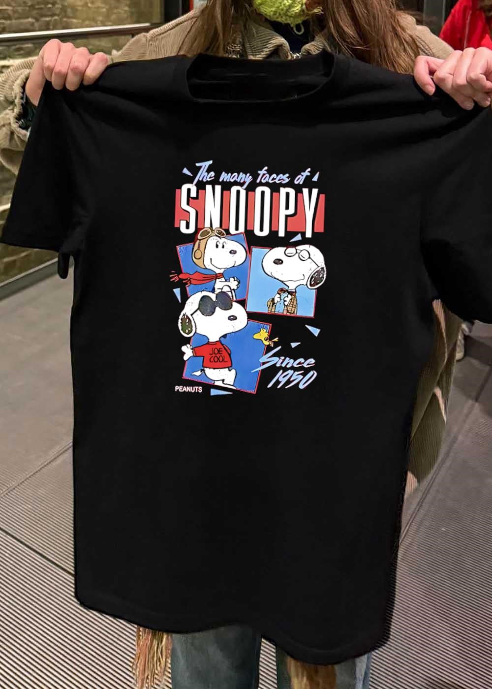 Peanuts The Many Faces of Since 1950 Joe Cool T-Shirt