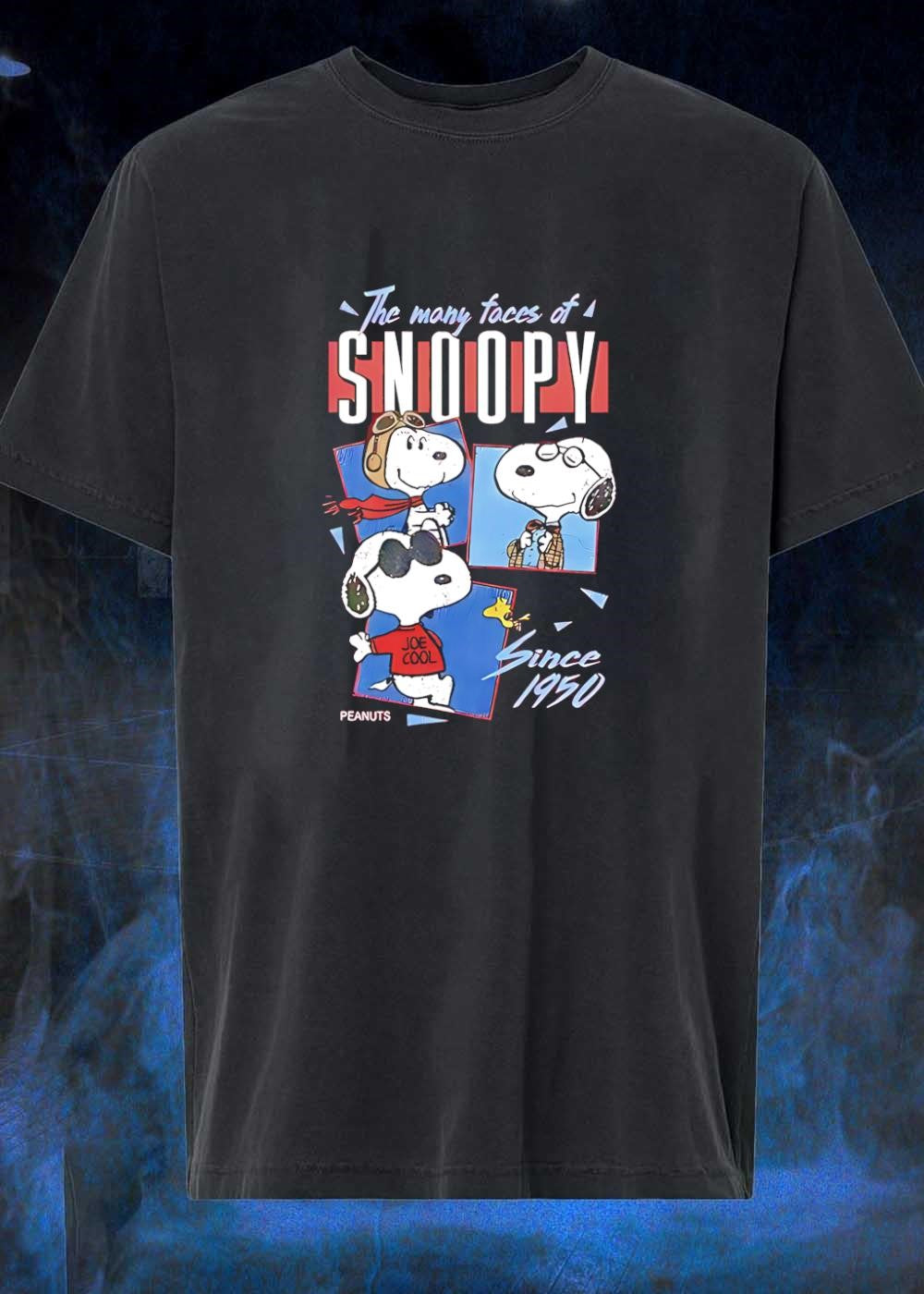 Peanuts The Many Faces of Since 1950 Joe Cool T-Shirt