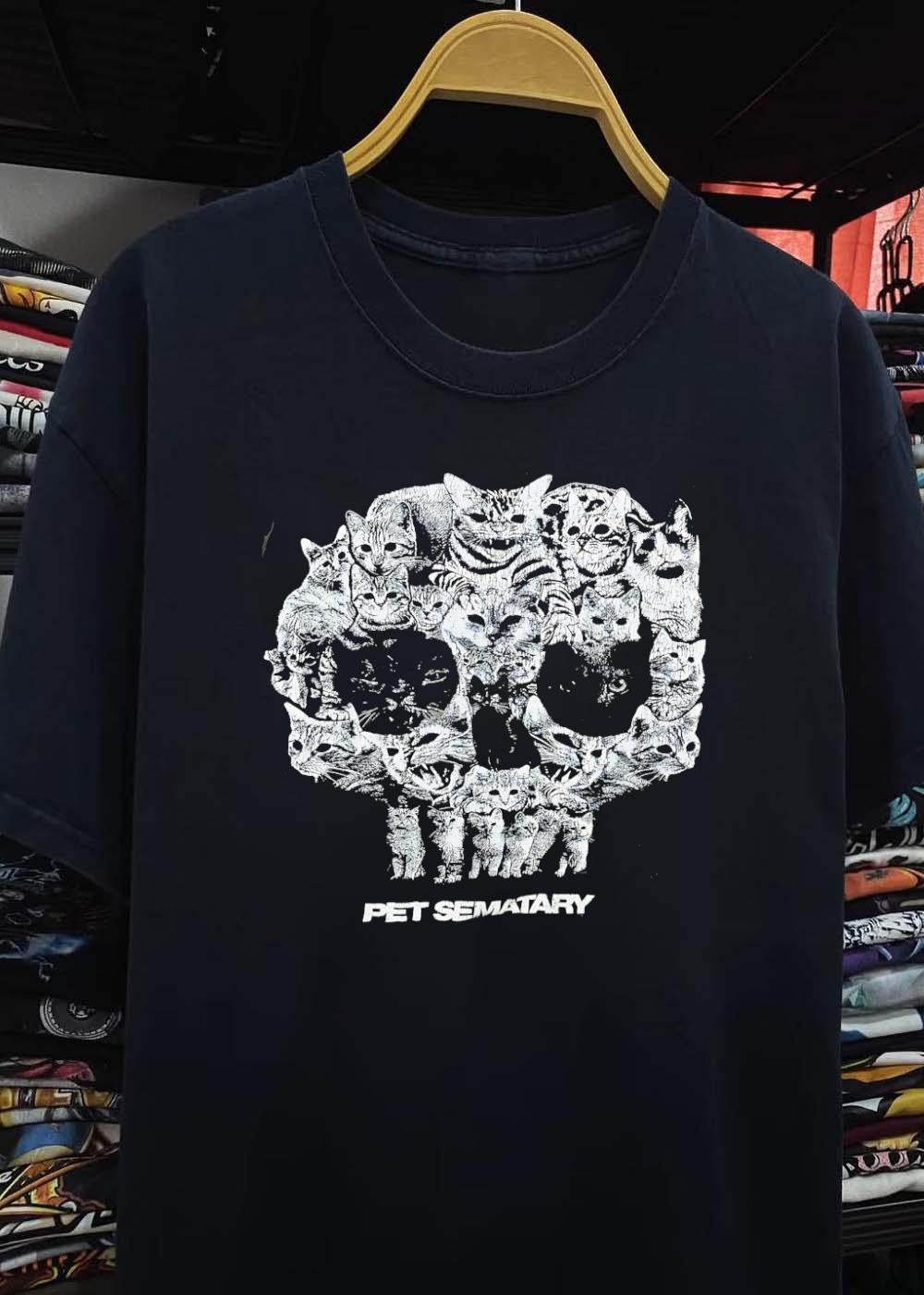 Pet Sematary cats illustration shirt