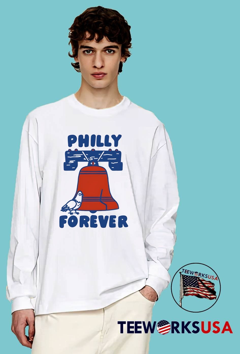 Philly Forever Liberty Bell Pigeon T-Shirt