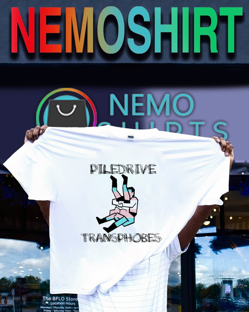 Piledriver transphobes LGBT shirt