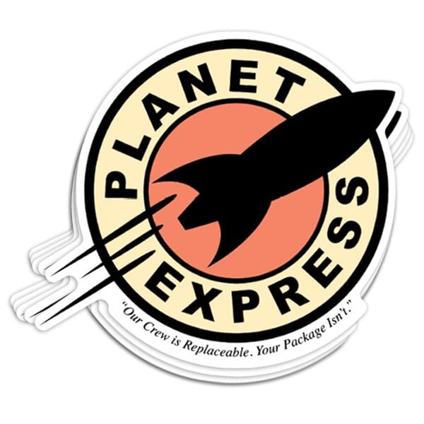 Planet Express Vinyl Sticker