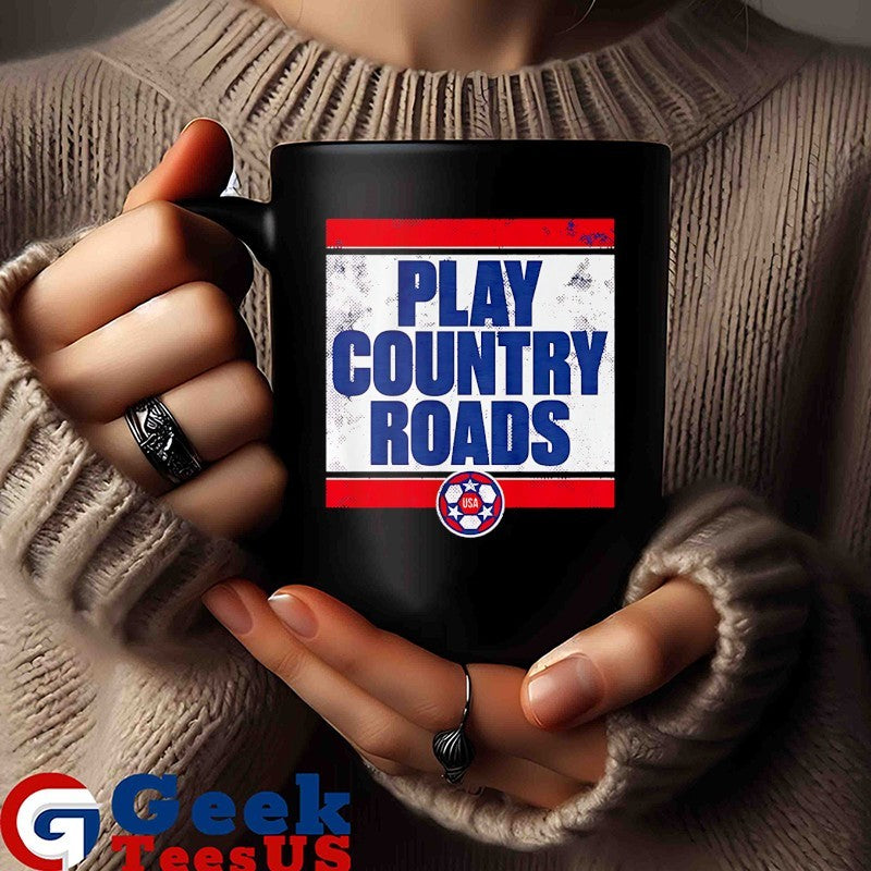 Play Country Roads USA Soccer 2026 T-shirt