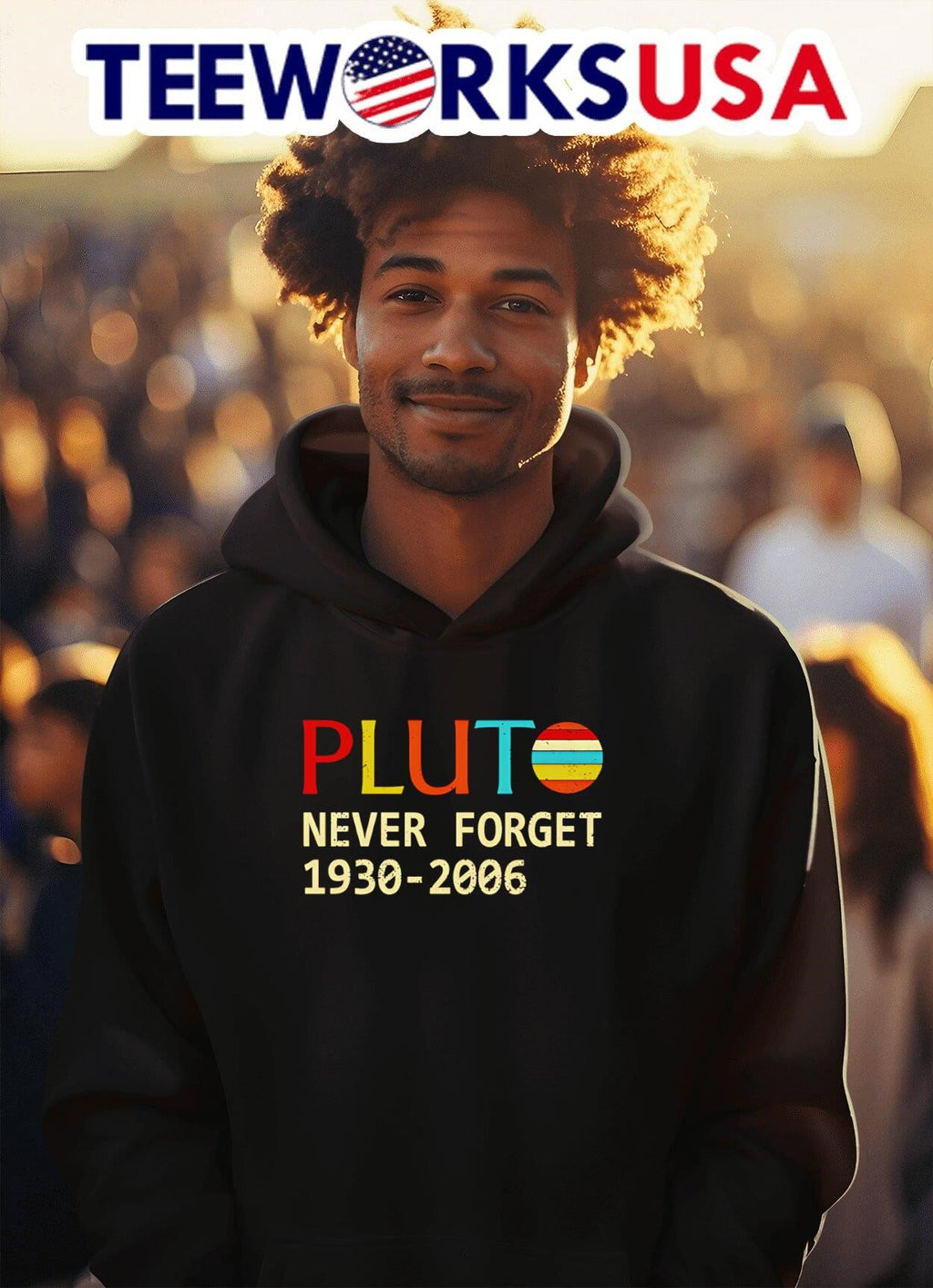 Pluto Never Forget 1930-2006 Planet Shirt