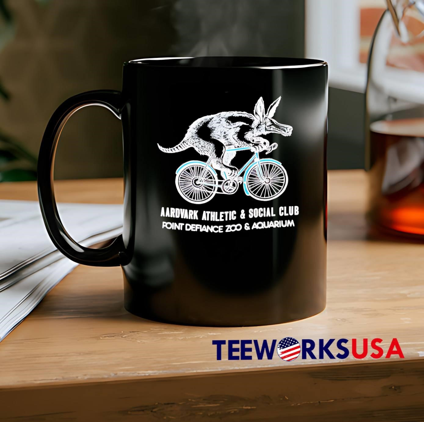 Point Defiance Zoo & Aquarium Aardvark Athletic & Social Club Cycling T-Shirt