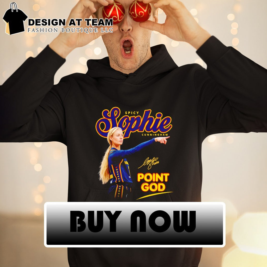 Point God Sophie Cunningham Indiana Fever Basketball 2026 graphic signature shirt