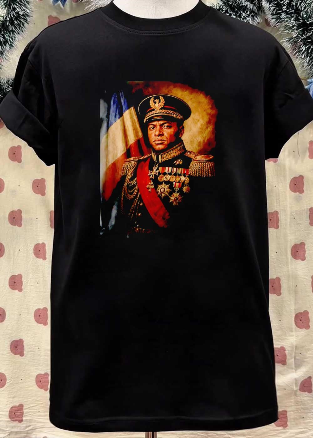 Portrait of a Military General in Full Uniform and Medal Regalia T-Shirt