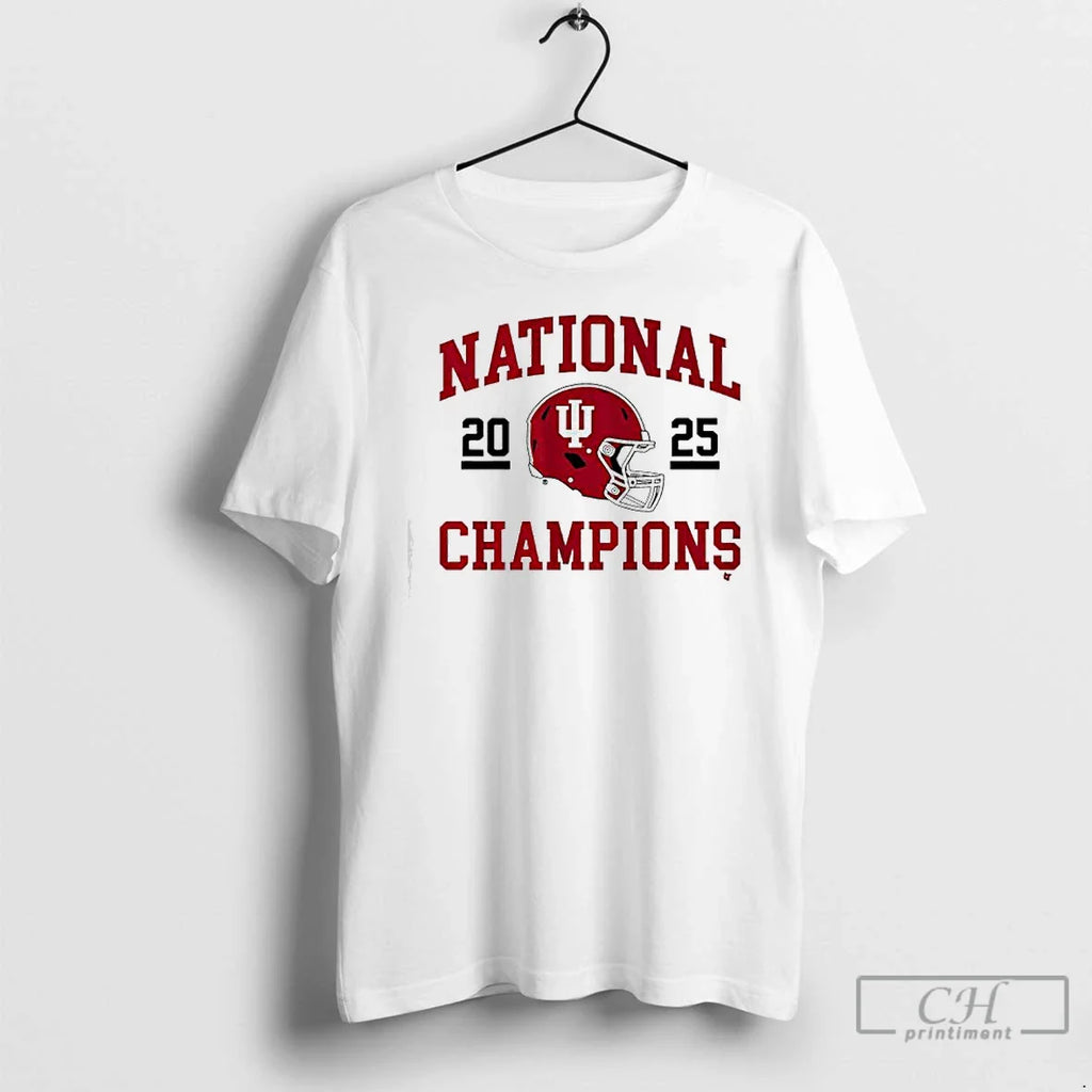 2025 Cfp National Champions Indiana Football Helmet T-Shirts, Hoodie, Sweatshirt