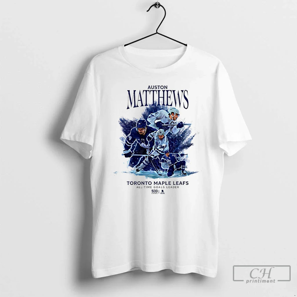 Auston Matthews Toronto Maple Leafs 2026 All Time Goals Leader T-Shirts, Hoodie, Sweatshirt