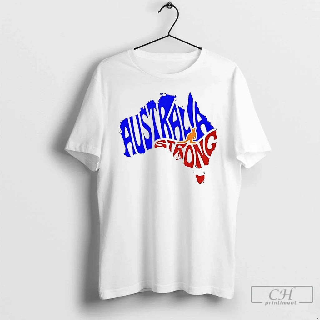 Australia Strong Map T-Shirts, Hoodie, Sweatshirt