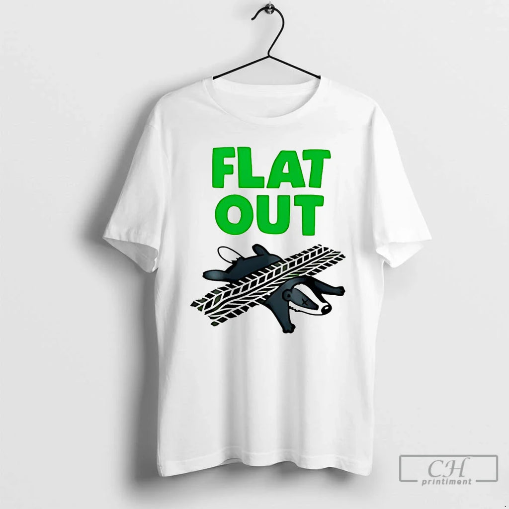 Badger Flat Out T-Shirts, Hoodie, Sweatshirt