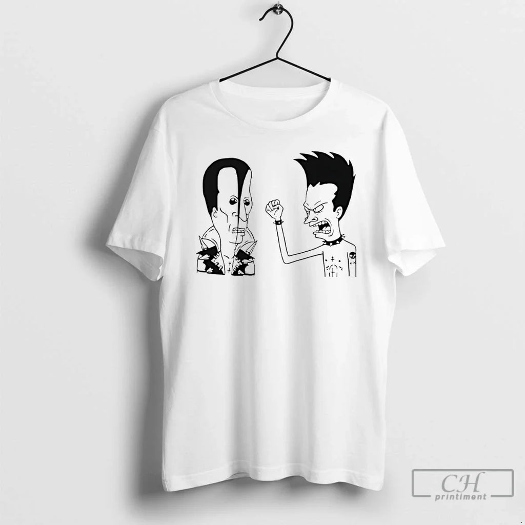 Beavis Butthead Misfits Paint T-Shirts, Hoodie, Sweatshirt