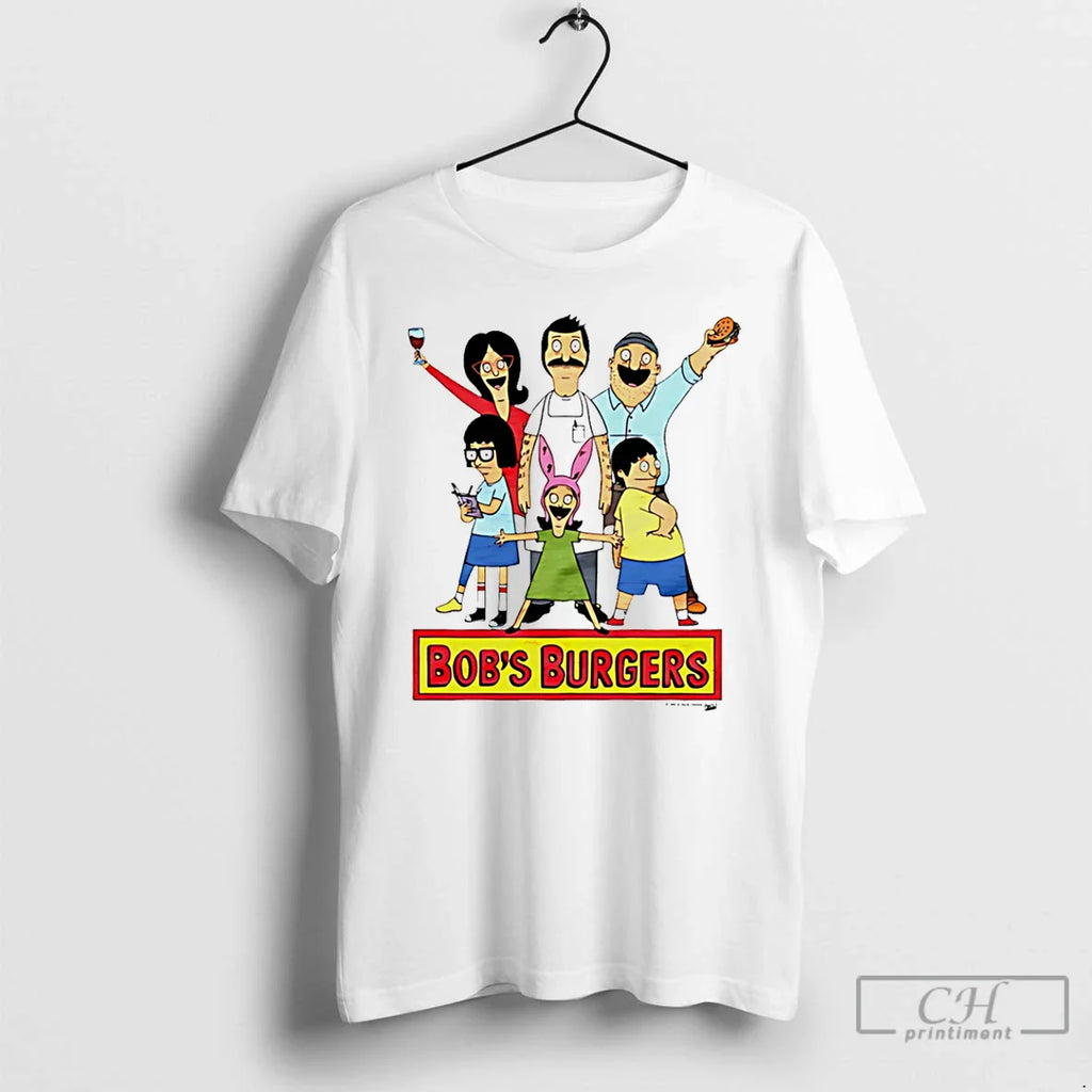 Bobs Burgers Bob Linda Tina Gene Louise Cartoon T-Shirts, Hoodie, Sweatshirt