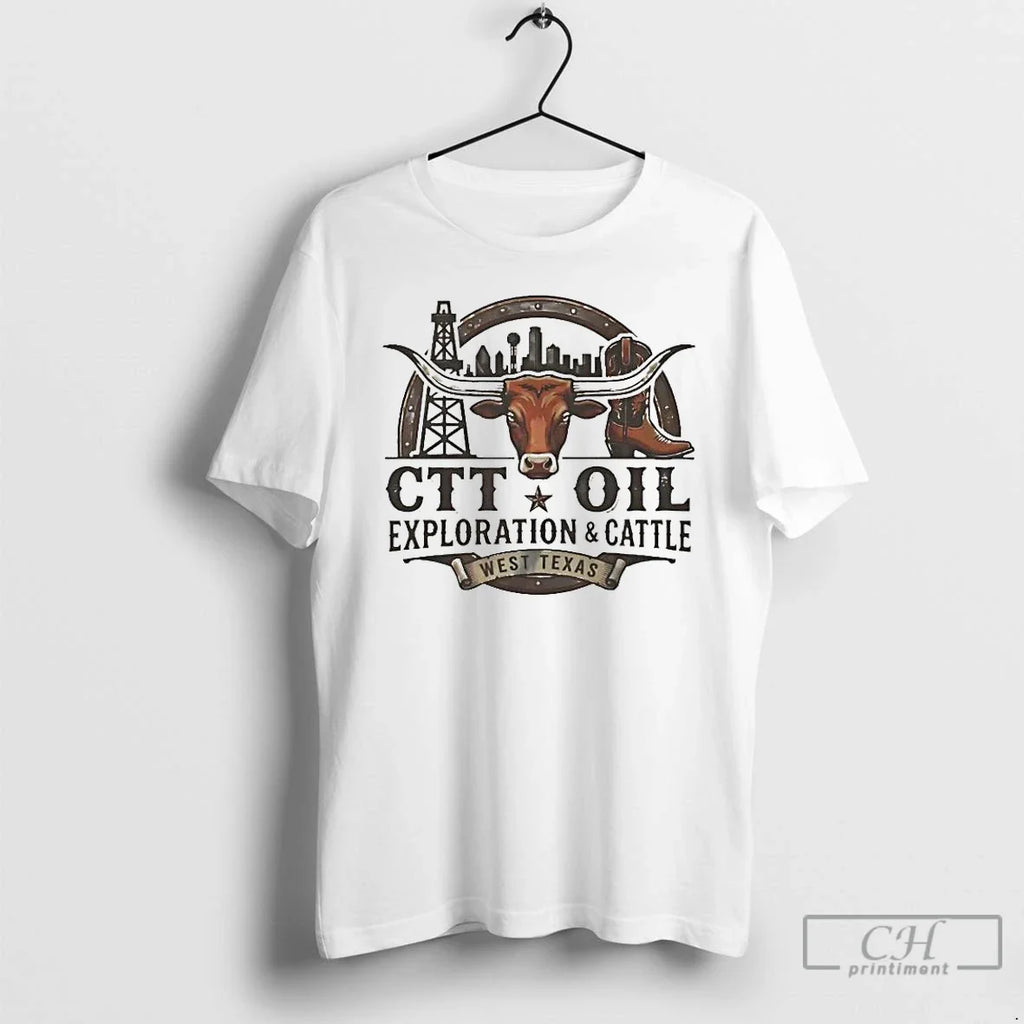 Ctt Oil Exploration Cattle West Texas T-Shirts, Hoodie, Sweatshirt