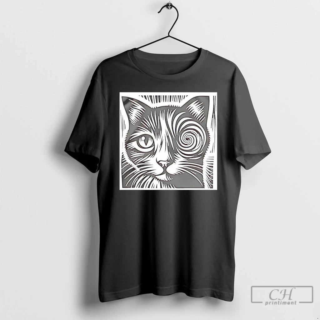 Cat Spiral Eyes T-Shirts, Hoodie, Sweatshirt