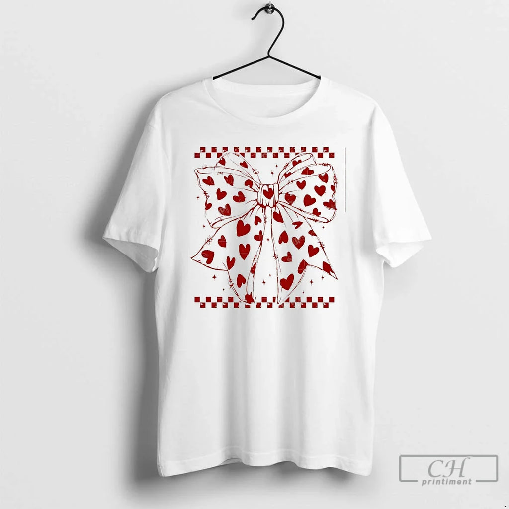 Coquette Bow Heart T-Shirts, Hoodie, Sweatshirt