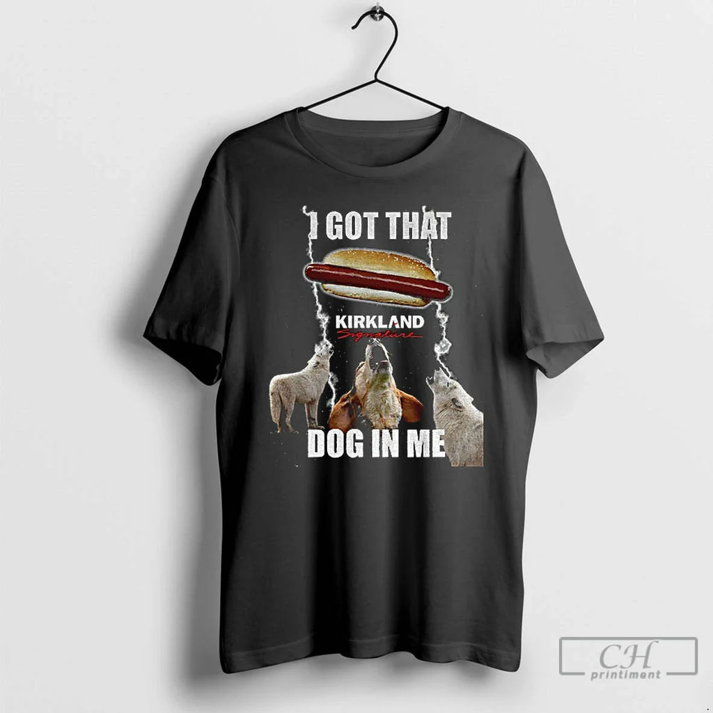 Costco Kirkland Hot Dog I Got That Dog Me Three Wolf Moon Parody T-Shirts, Hoodie, Sweatshirt