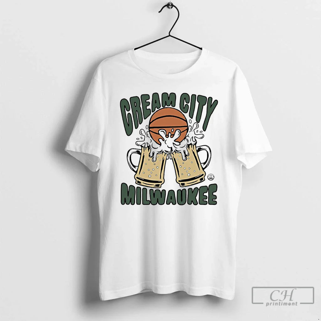 Cream City Milwaukee Basketball Beer T-Shirts, Hoodie, Sweatshirt