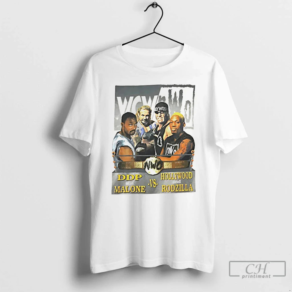 Ddp Karl Malone Hollywood Hogan Dennis Rodman Wcw Nwo T-Shirts, Hoodie, Sweatshirt
