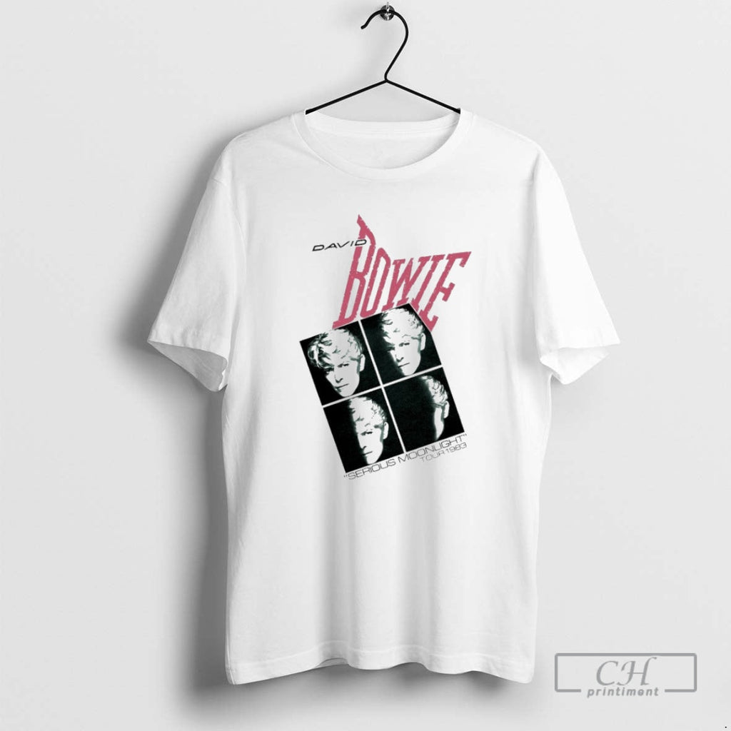 David Bowie Serious Moonlight Tour 1983 Shirt T-Shirts, Hoodie, Sweatshirt
