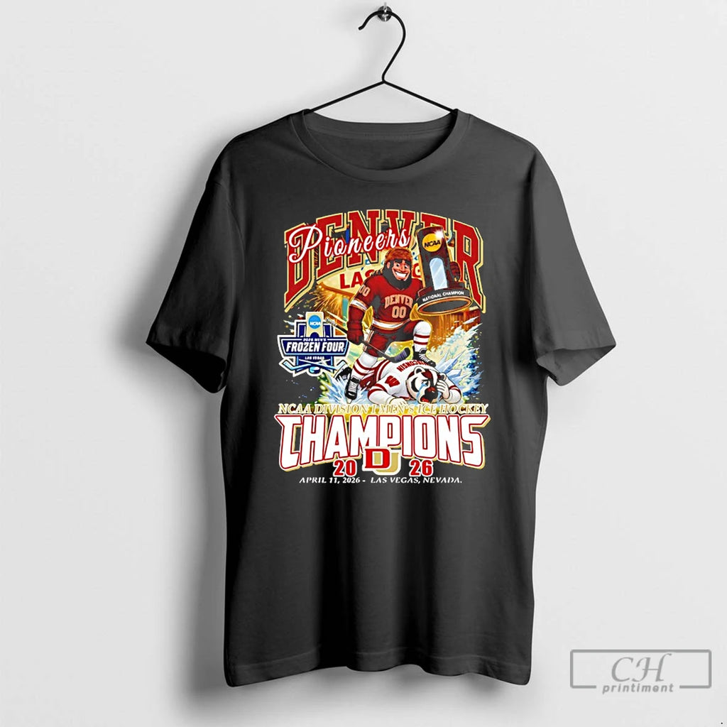 Premium Denver Pioneers 2026 Ncaa Mens Ice Hockey National Champions Mascot