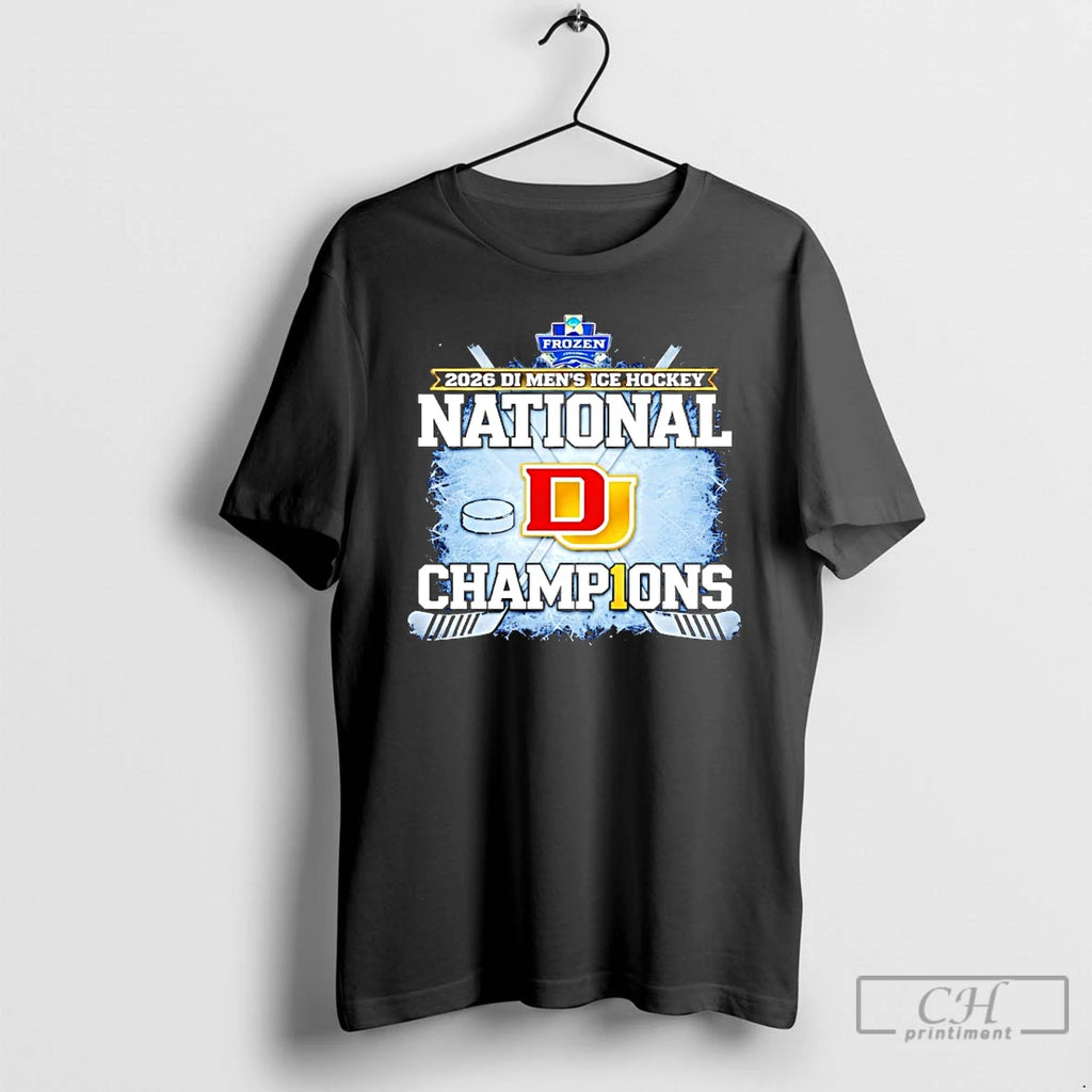 Premium Denver Pioneers Mens Ice Hockey National Champions 26 Logo