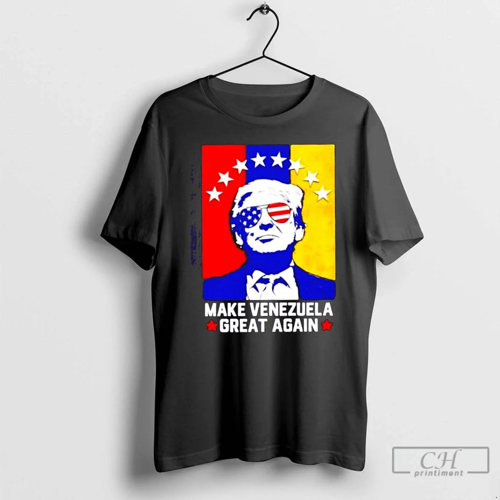 Donald Trump Make Venezuela Great Again Flag T-Shirts, Hoodie, Sweatshirt